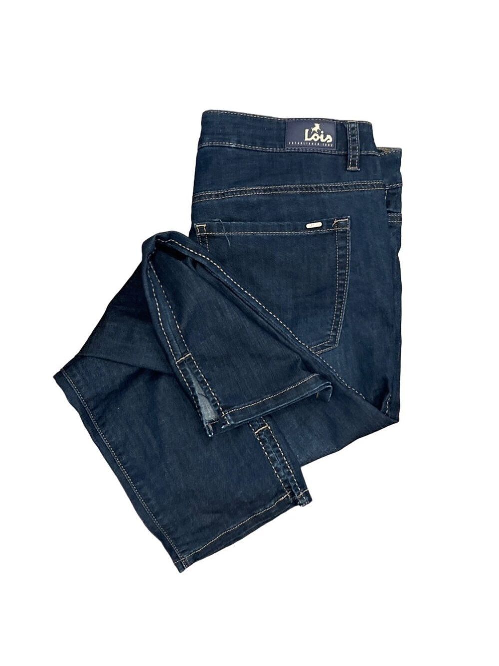 Lois Georgia Capri Jeans W32 Dark Indigo Stretch Denim Mid Rise Cropped - Picture 7 of 10